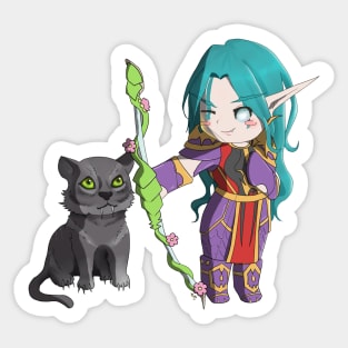 Chibi Hunter Sticker